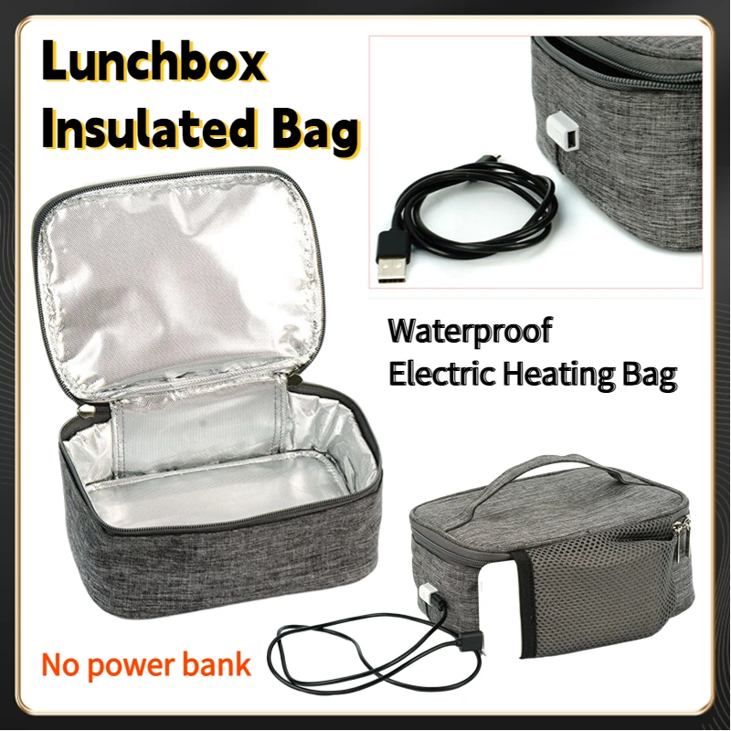 Food Storage Warmer - USB Electric Heating Insulated Lunch Bag