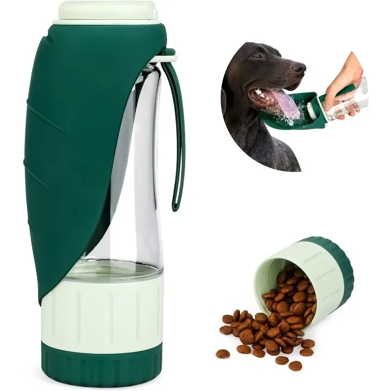Portion Control Container - Dog Water Bottle Portable Dog Cat