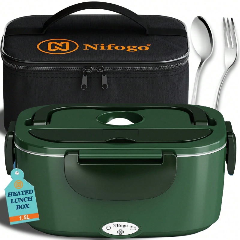 Portable Food Warmer - 100W Electric Heating Lunch Box, 2
