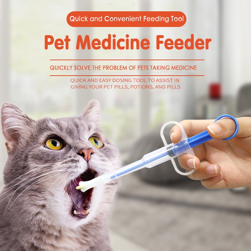 Storage Tips For Food - Pet Medicine Feeder Cat Tablet Syringe