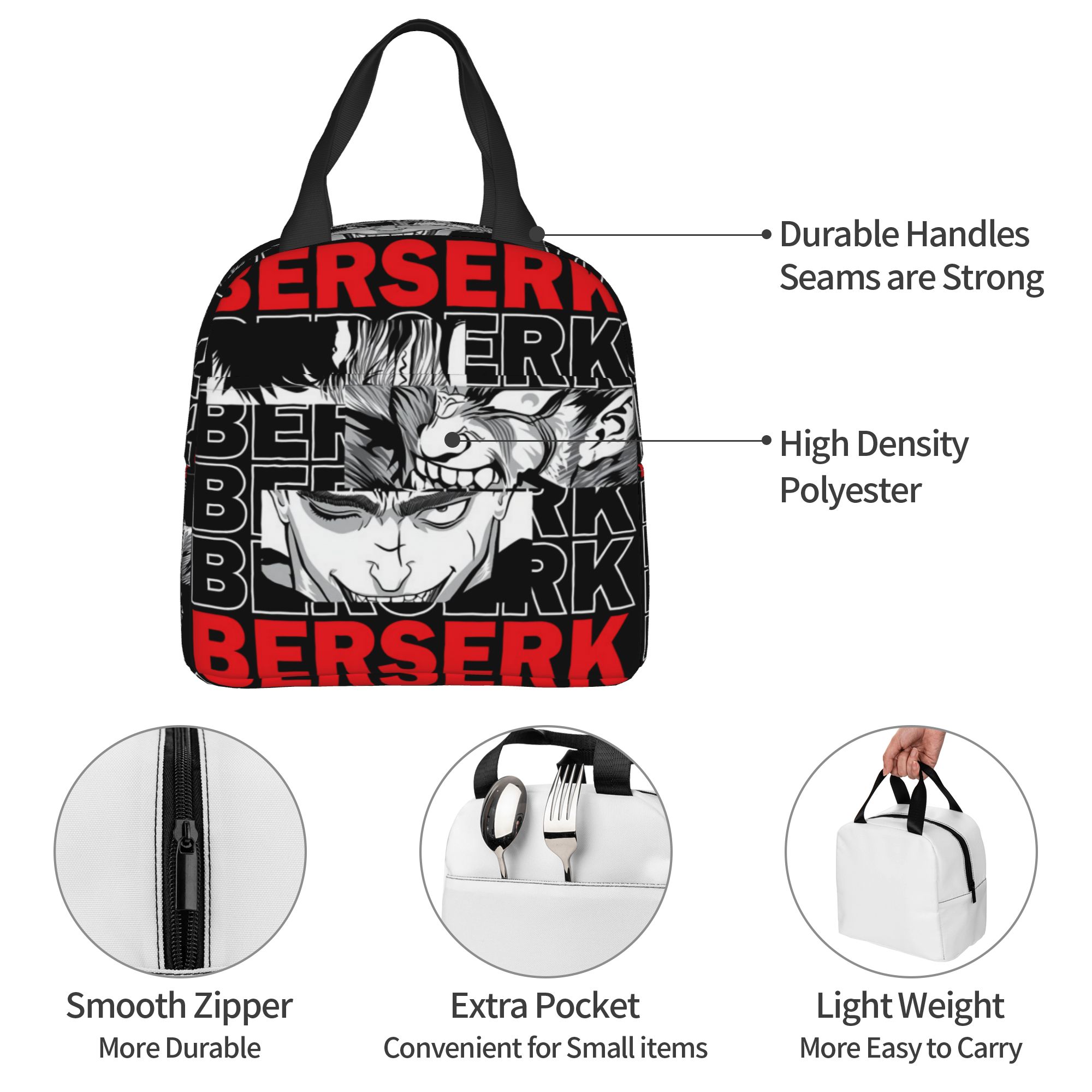 Food Storage Containers B&M - B-Berserks Thermal Insulated Lunch Bag Brand