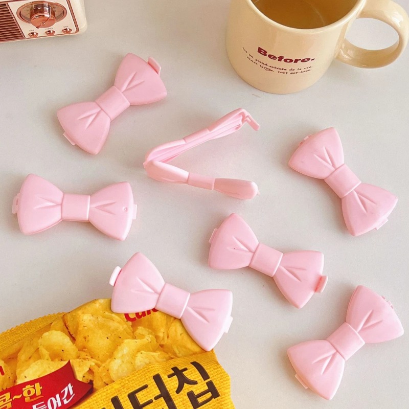 Food Storage Zip Bags - 5PCS Kawaii Food Sealing Clip -