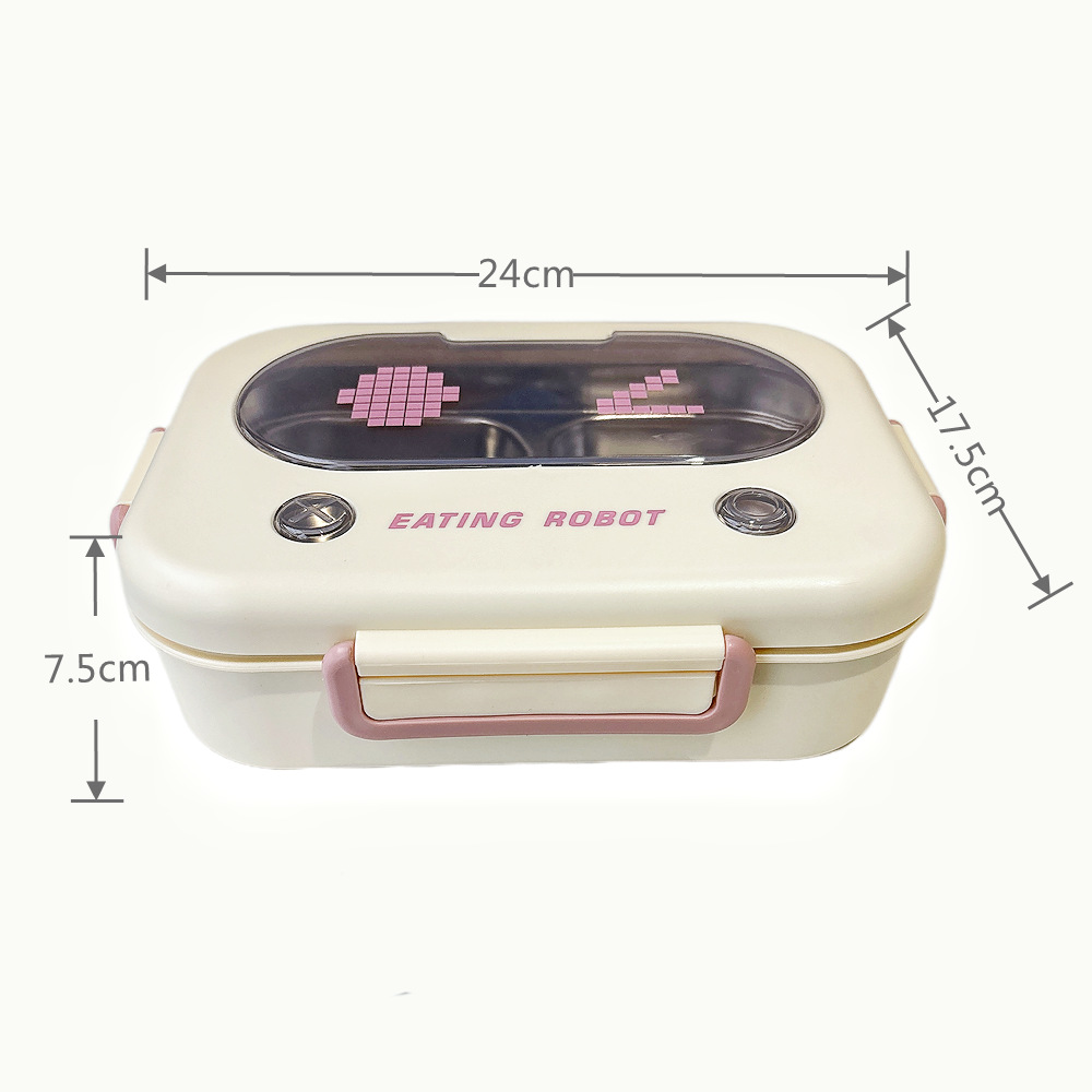 Portable Food Warmer - Thermal Bento Box Stainless Steel Lunch