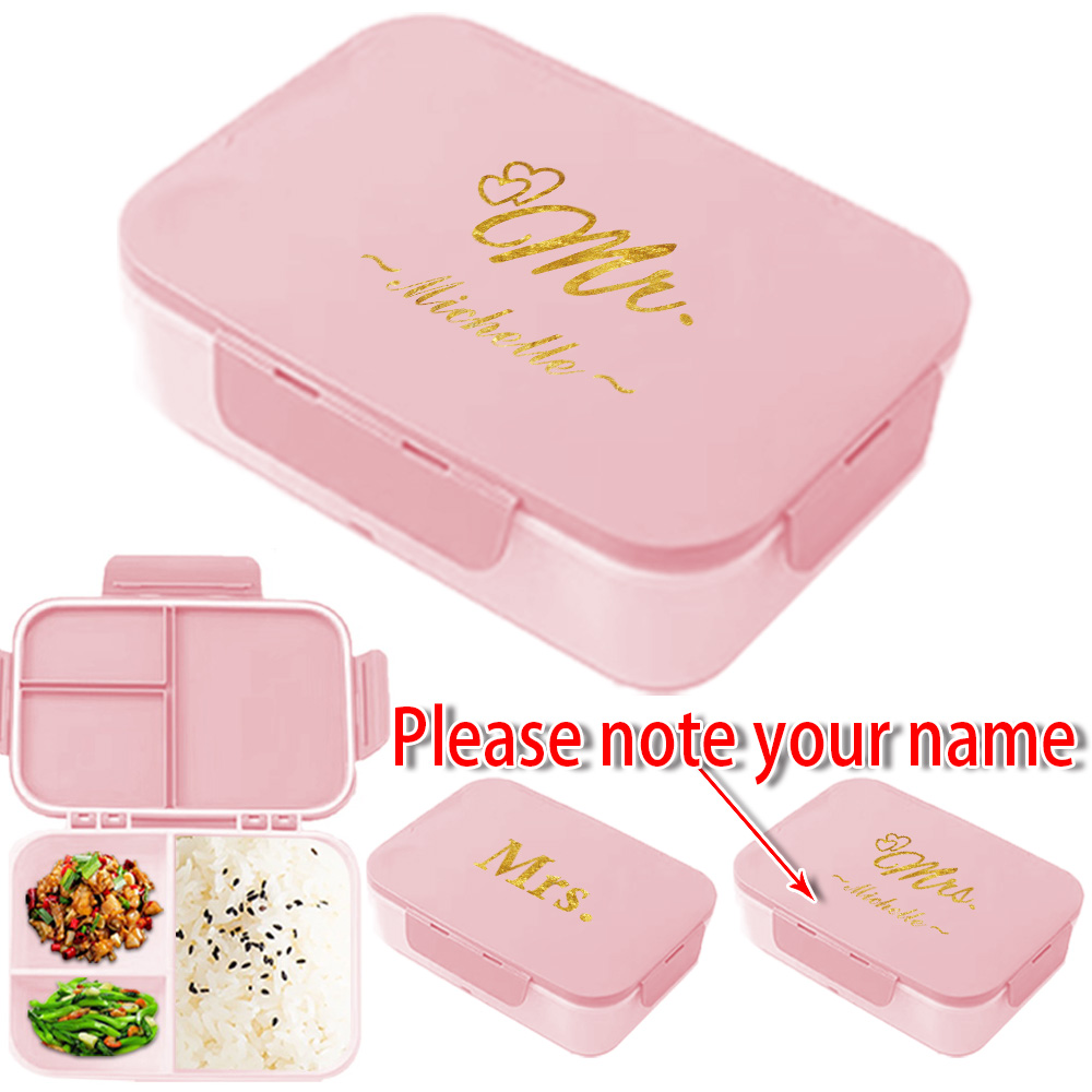 Food Storage Name - Customized Name Bento Case Lunch Box
