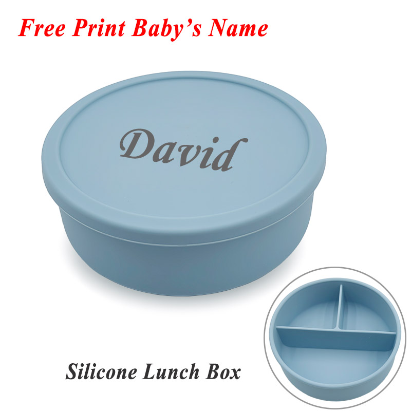 Food Storage Name - Personalized Name 3 Compartment Lunch Box