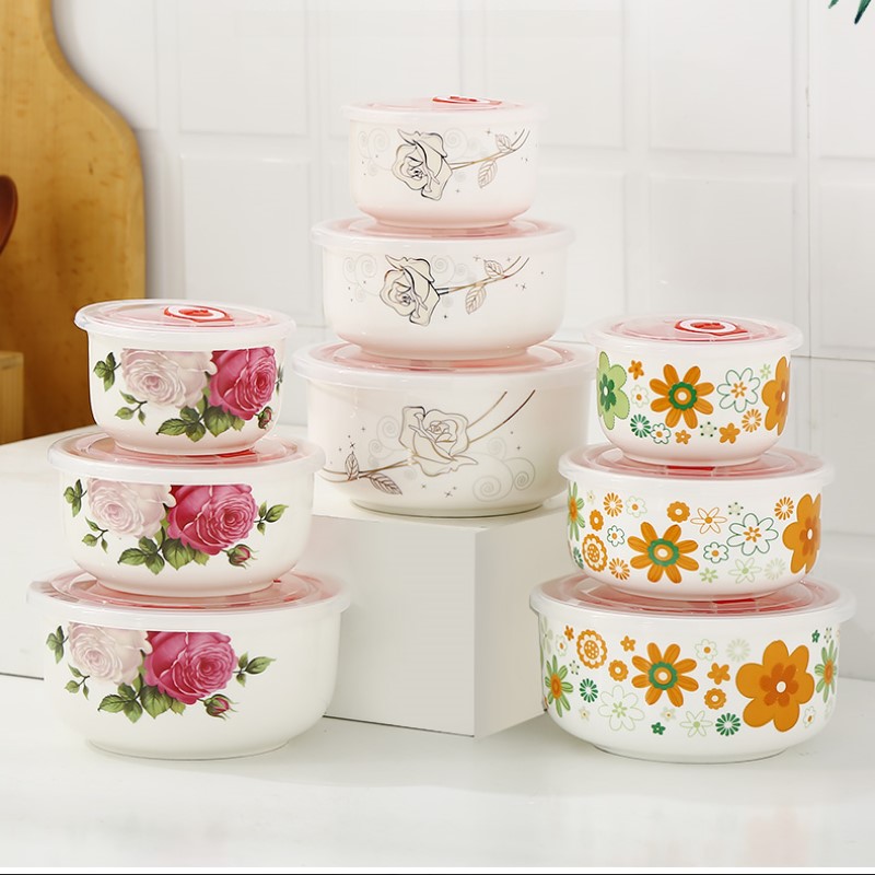 Food Storage For Baby - Three-piece set, fine bone china lunch