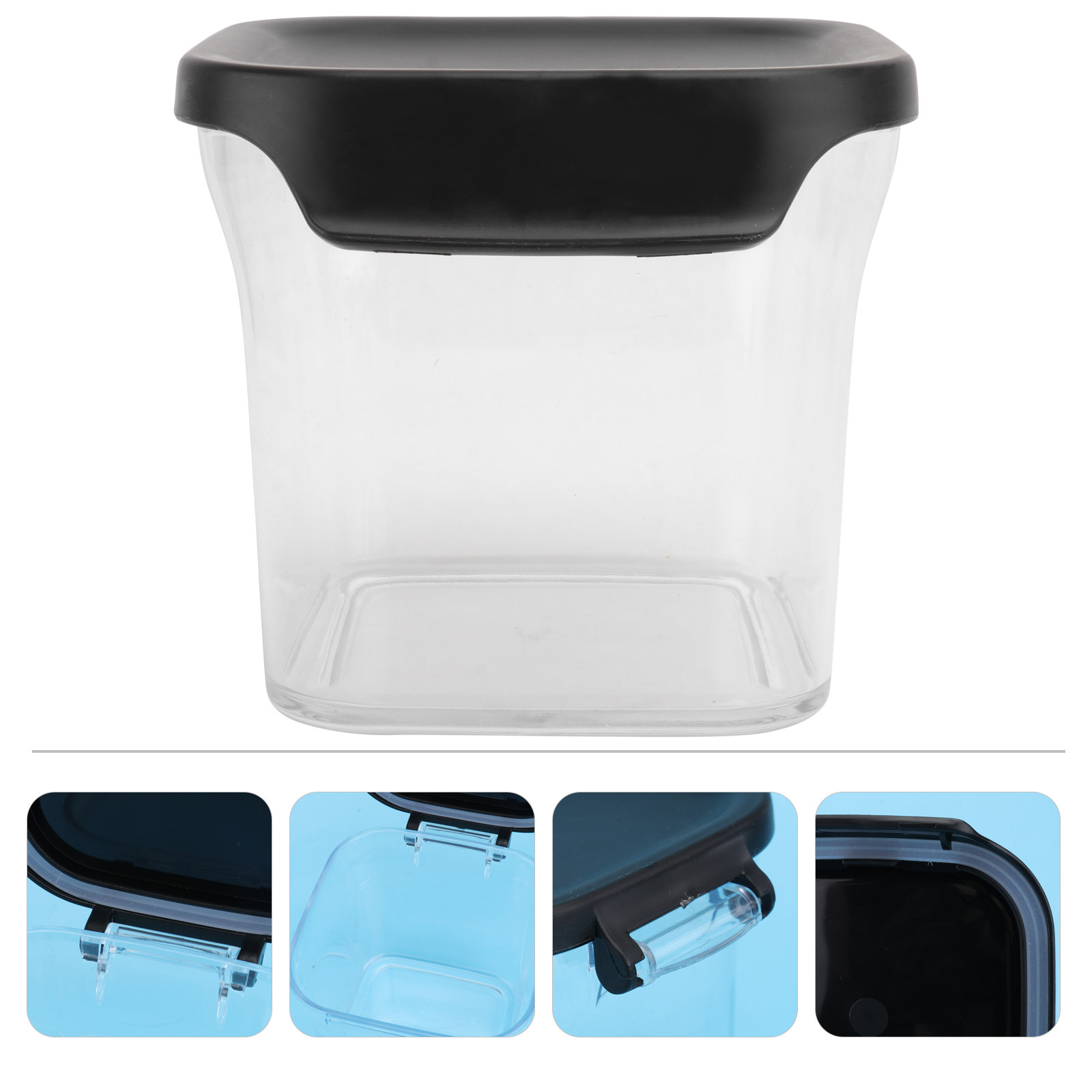 Food Storage Jars Airtight - 630Ml Food-Grade Transparent Airtight Storage Jar