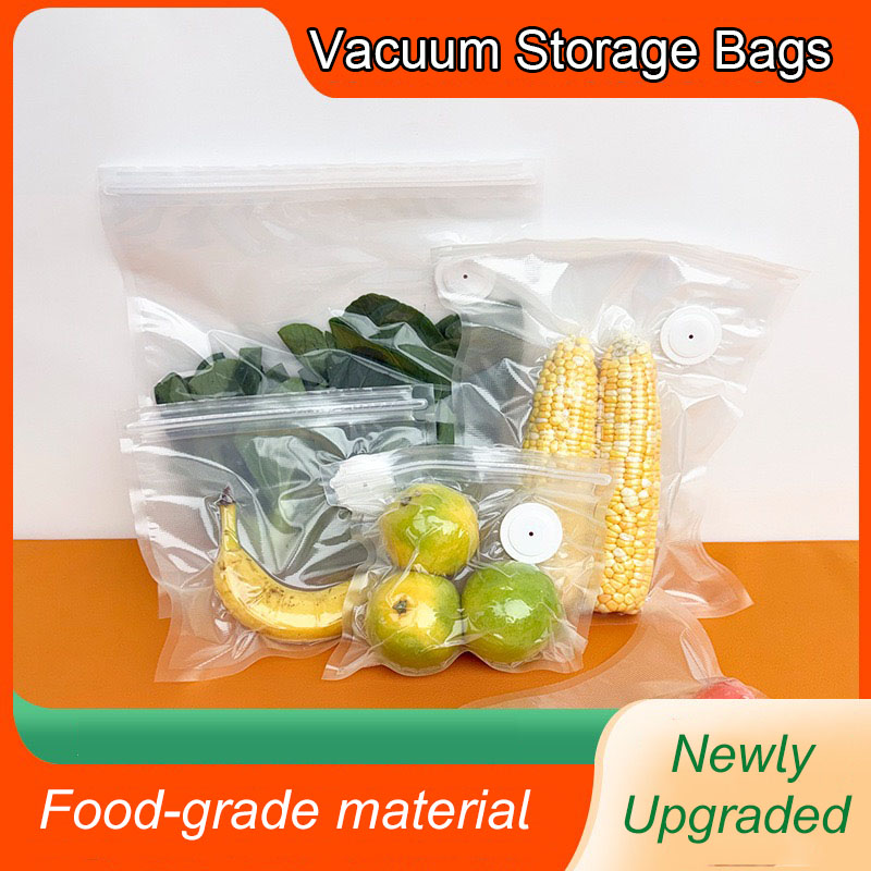 Food Storage Vacuum Seal - New Reusable Air Vacuum Storage Bags