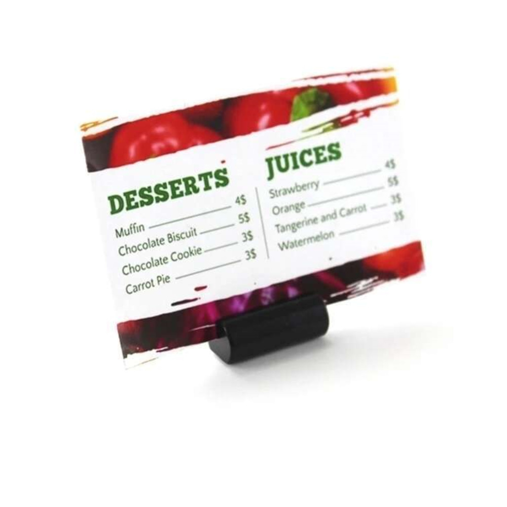 Food Storage Name - Food Price Tag Stand Shelf Merchandise