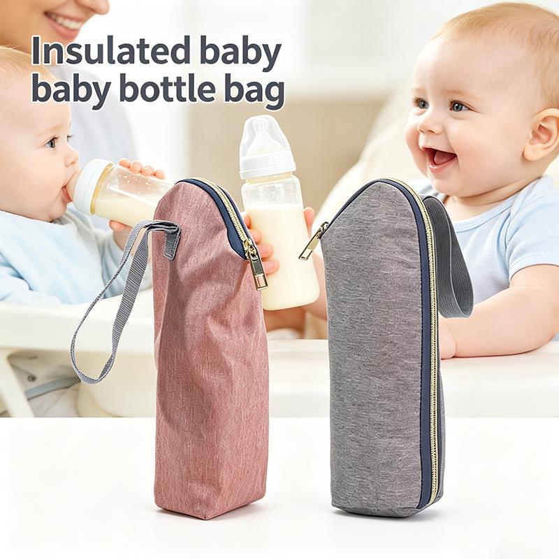 Food Storage For Baby - Portable Baby Bottle Insulated Bag, Zippered