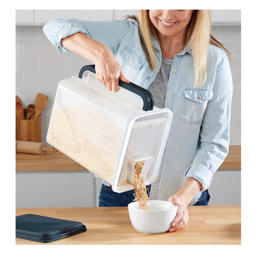Food Storage Containers With Lids - Large Capacity Plastic Food Storage Container