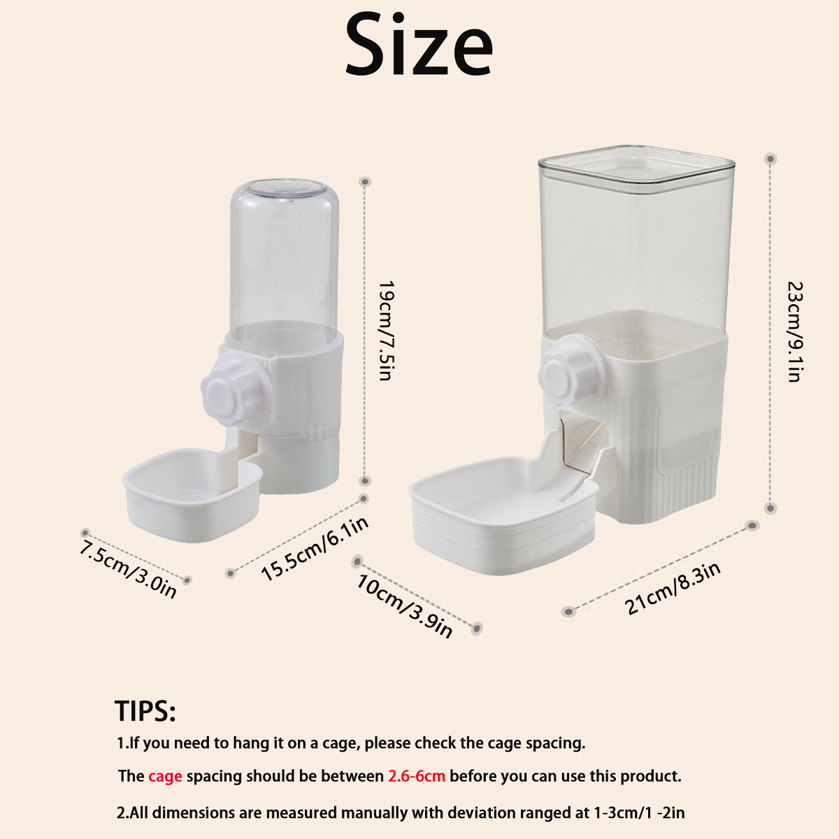Automatic Pet Feeder Waterer D - Portion Control Container review and price