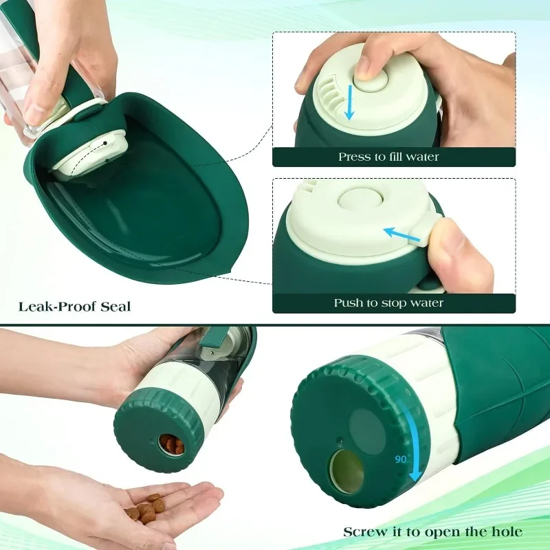 Dog Water Bottle Portable Dog  - Portion Control Container review and price