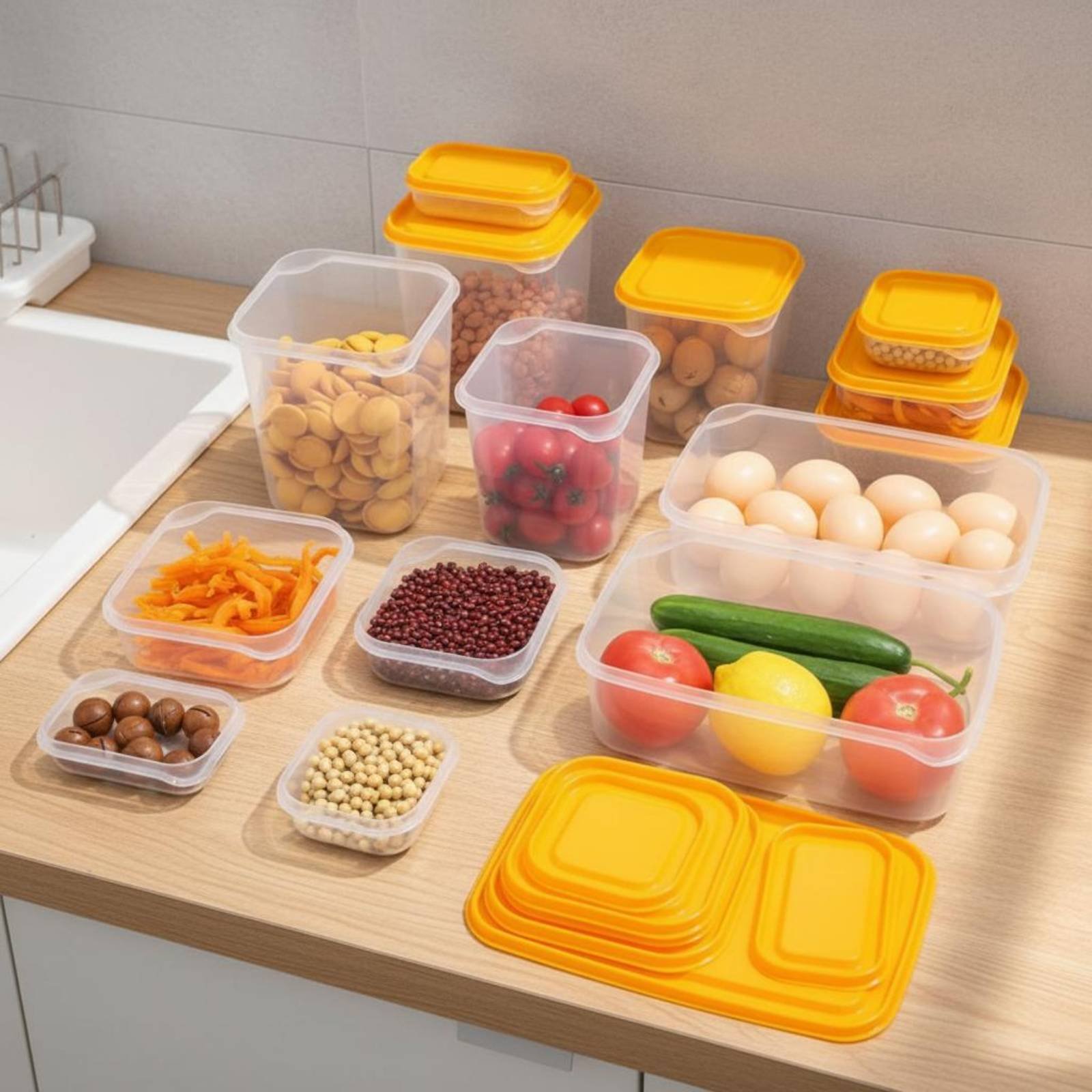 17 Pieces Fridge Storage Box S - Food Storage Containers With Lids review and price