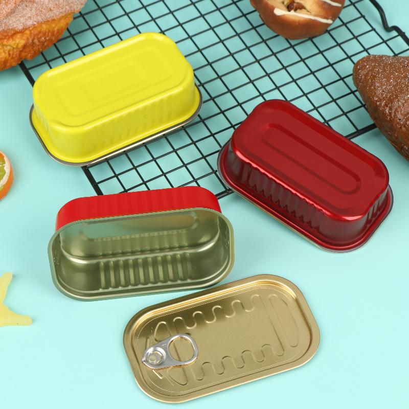 2Pcs Metal Rectangular Empty M - Food Storage Aluminum review and price