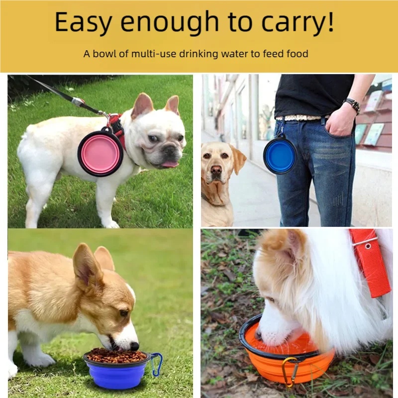 Folding Portable Silicone Dog  - Portion Control Container review and price