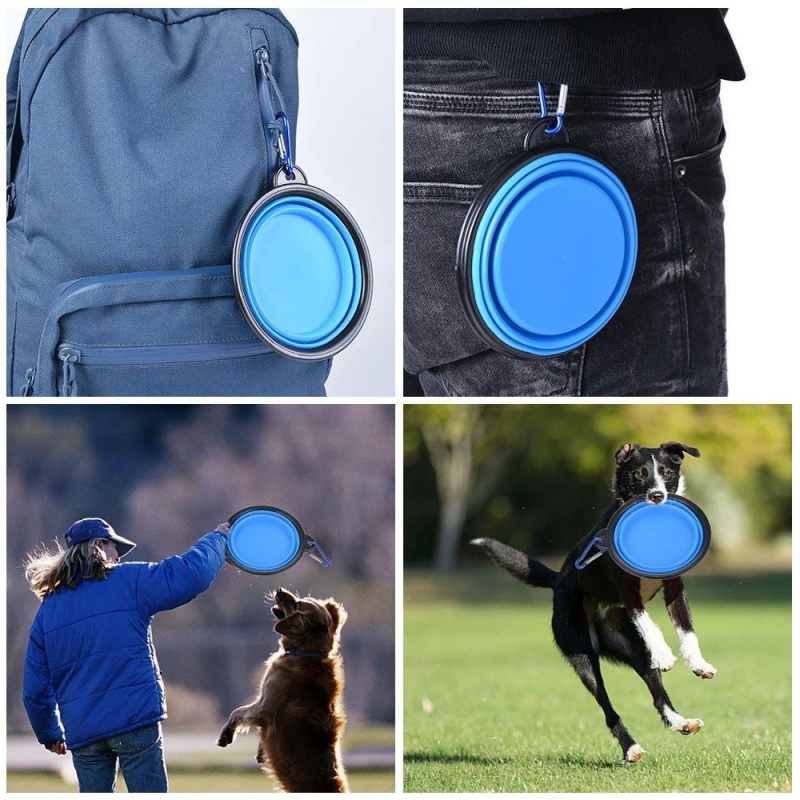 Folding Portable Silicone Dog  - Portion Control Container review and price
