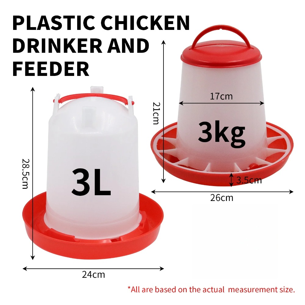 3kg+3L Poultry Feeder And Wate - Portion Control Container review and price