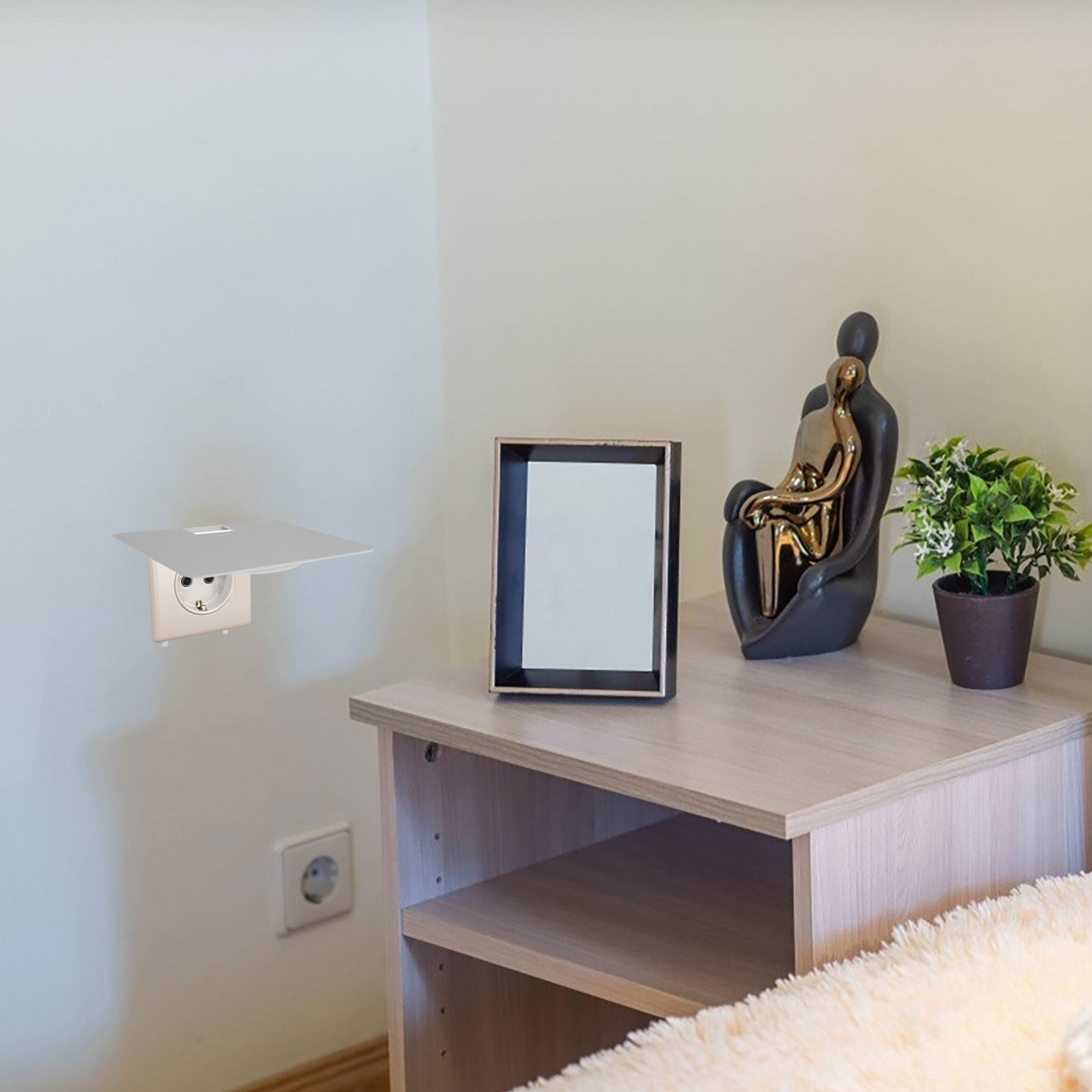 Detachable Outlet Storage Shel - Food Storage For Room review and price
