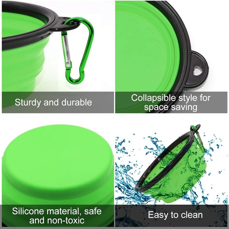 2 In 1 Silicone Pet Folding Bo - Portion Control Container review and price