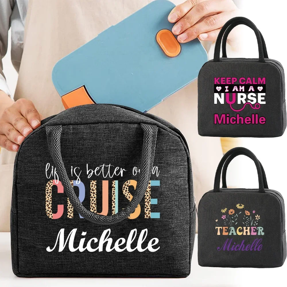 Customize Free Name Lunch Bag  - Food Storage Name review and price