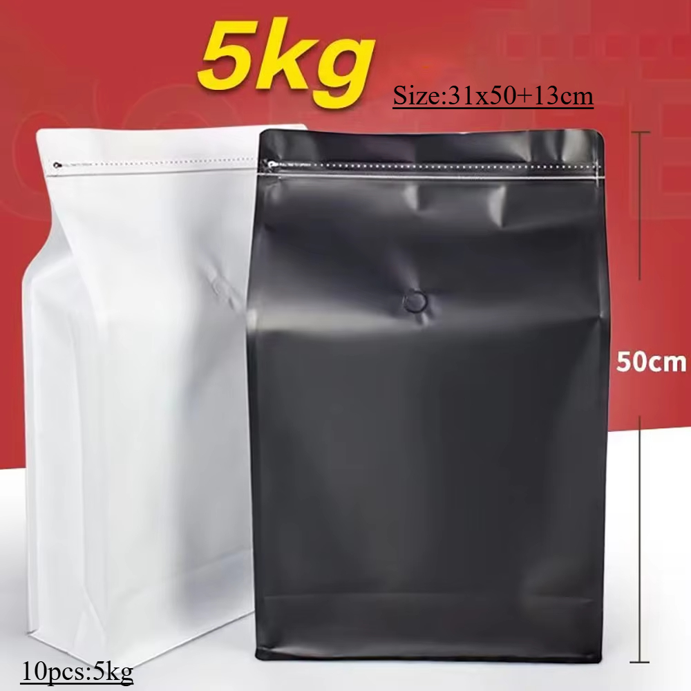 10pcs 5kg Ziplock Coffee Bean  - Food Storage Aluminum review and price