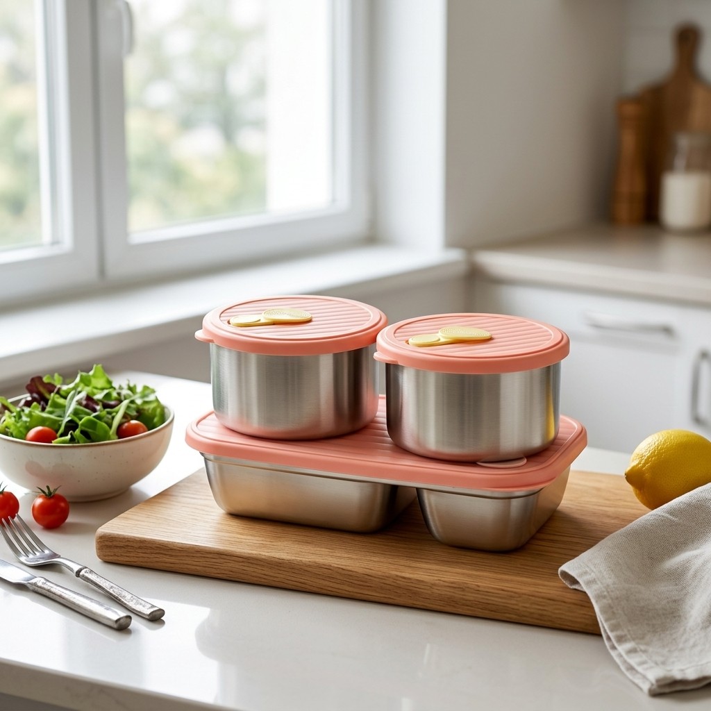 Microwave Safe 304 Stainless S - Food Storage Containers B&M review and price