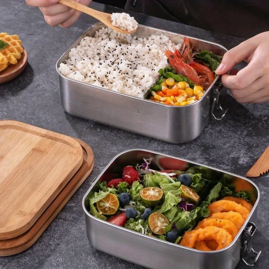 New 304 stainless steel bamboo - Food Storage Containers B&M review and price