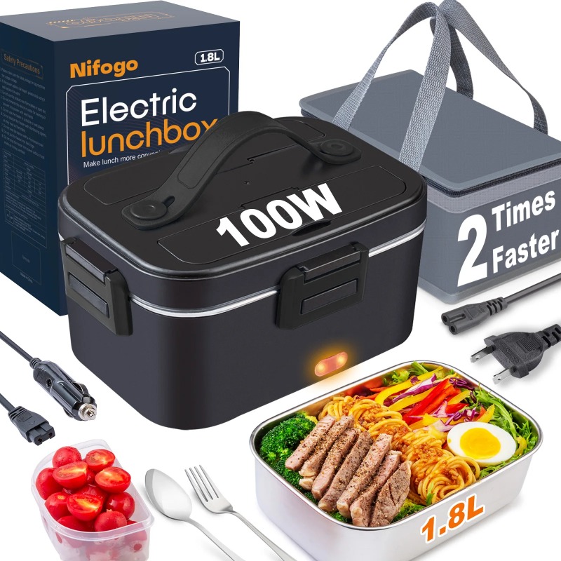 Electric Heated Lunch Box 110V - Portable Food Warmer review and price
