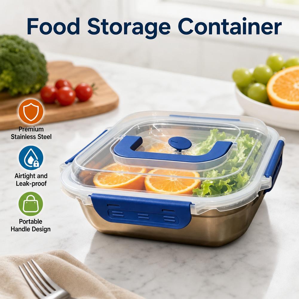 304 Stainless Steel Food Stora - Food Storage Not Plastic review and price