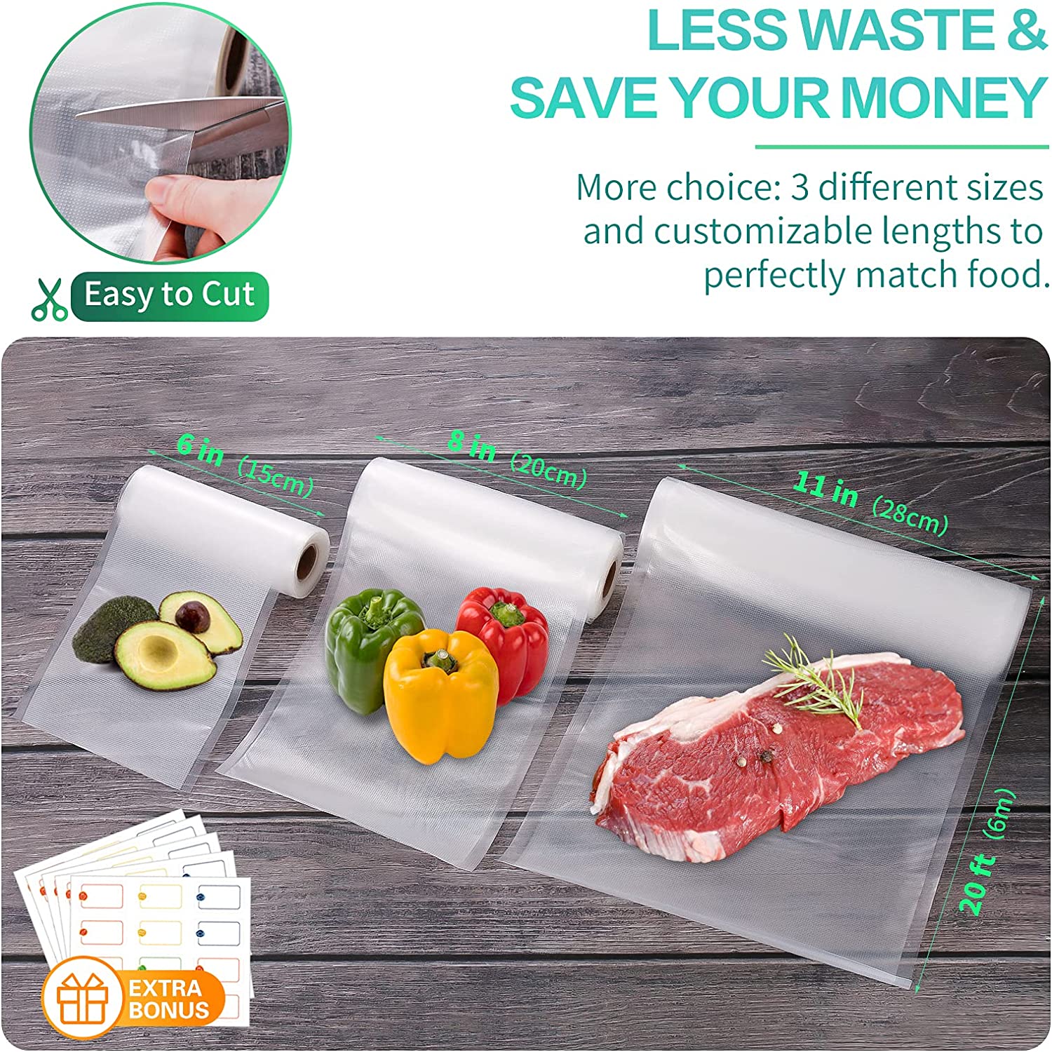 Kitchen Bags For Vacuum Food V - Food Storage Vacuum Seal review and price