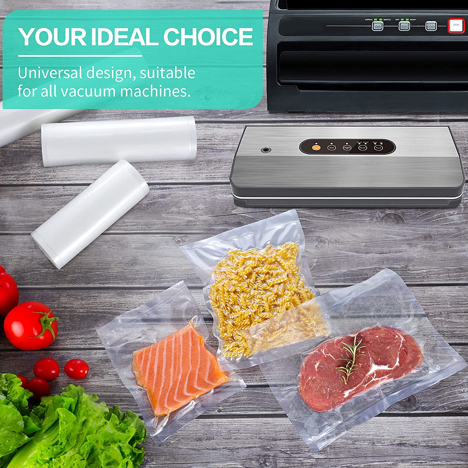 Kitchen Bags For Vacuum Food V - Food Storage Vacuum Seal review and price