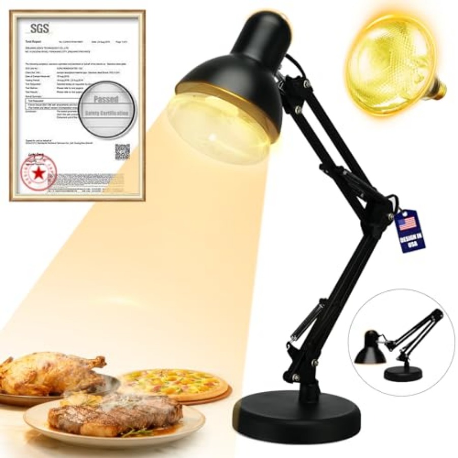 Portable Food Heat Lamp - [Fol - Portable Food Warmer review and price