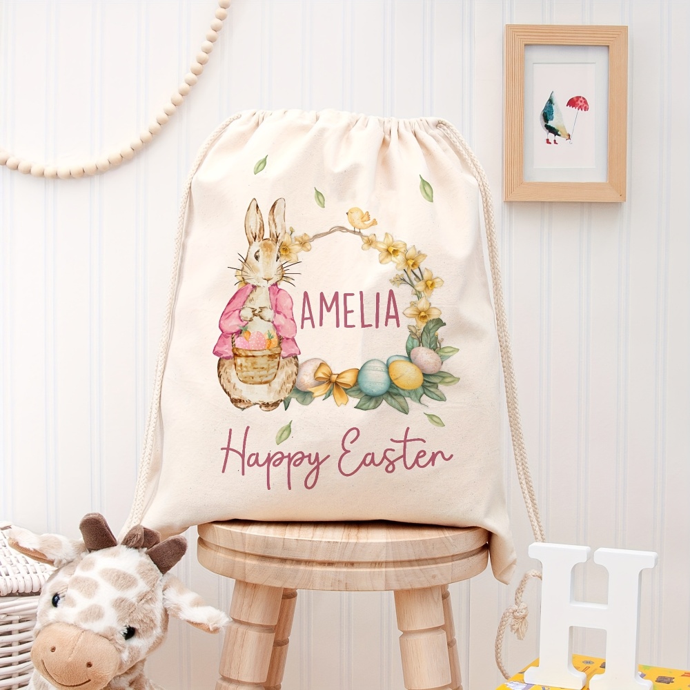 Custom Name Happy Easter Bunny - Food Storage Name review and price