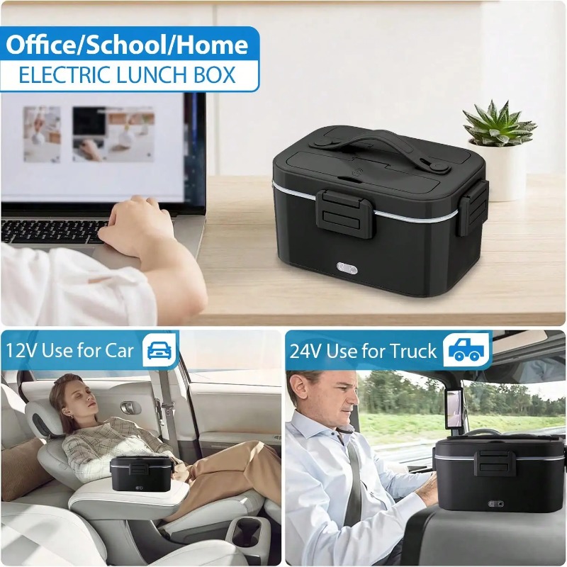 100W Electric Heated Lunch Box - Portable Food Warmer review and price