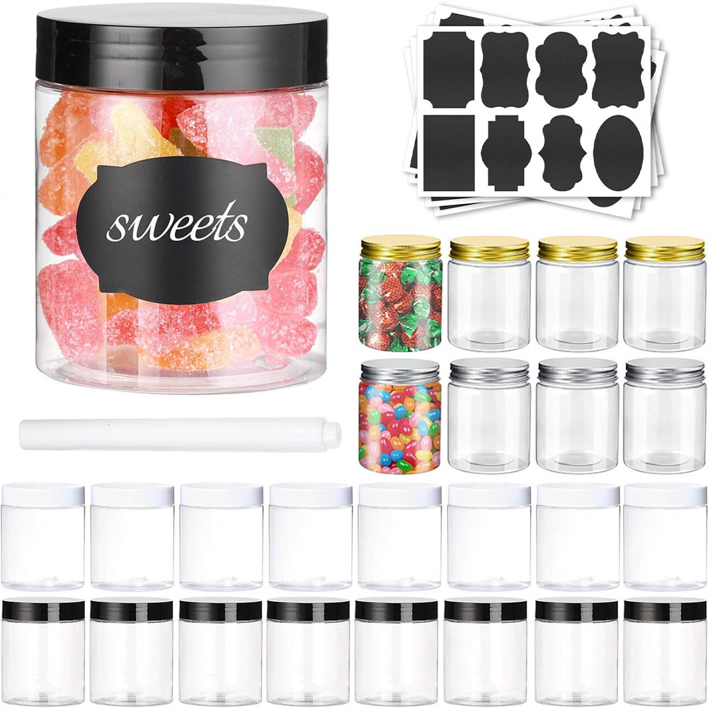8OZ Plastic Jars with Lids, Cl - Food Storage Not Plastic review and price