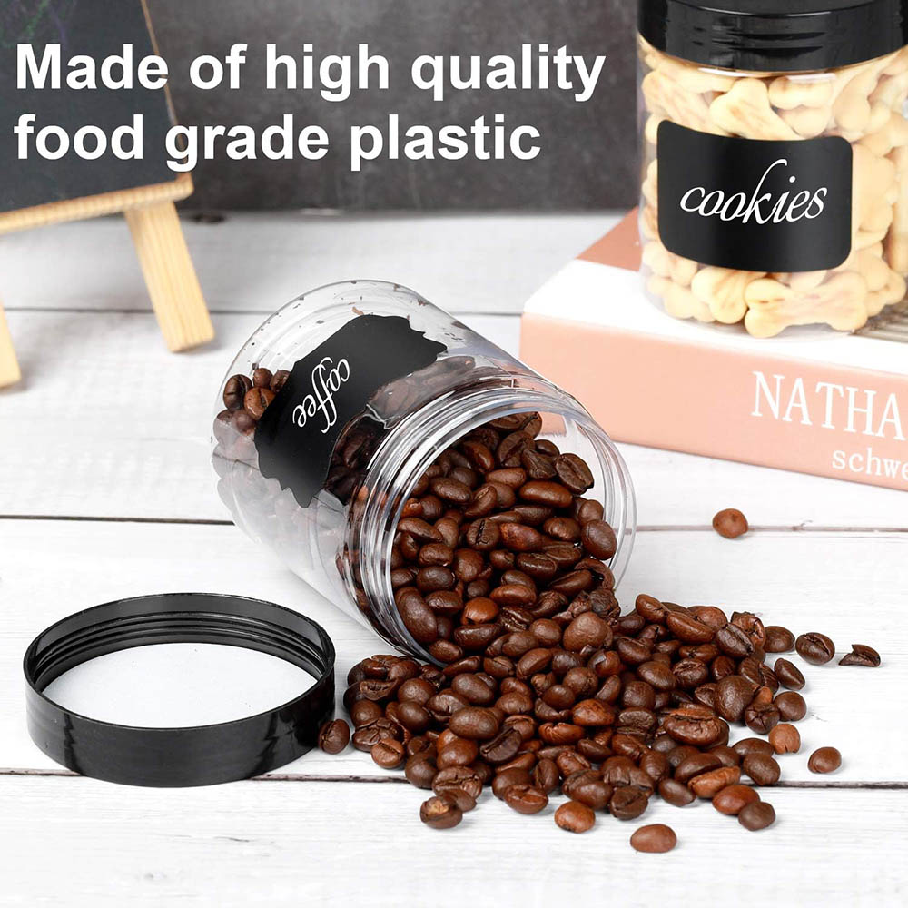 8OZ Plastic Jars with Lids, Cl - Food Storage Not Plastic review and price