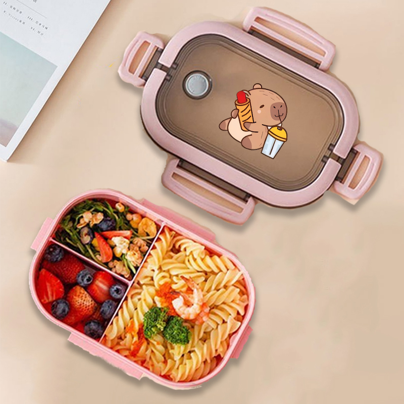 Capybara Bento Lunch Box Anime - Food Storage For Room review and price