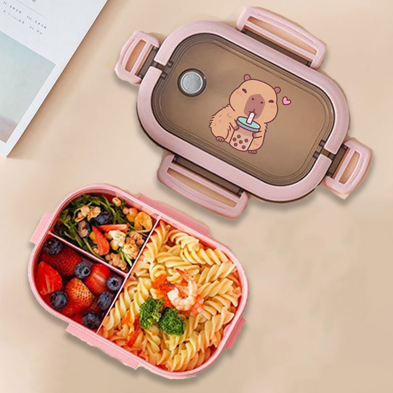Capybara Bento Lunch Box Anime - Food Storage For Room review and price