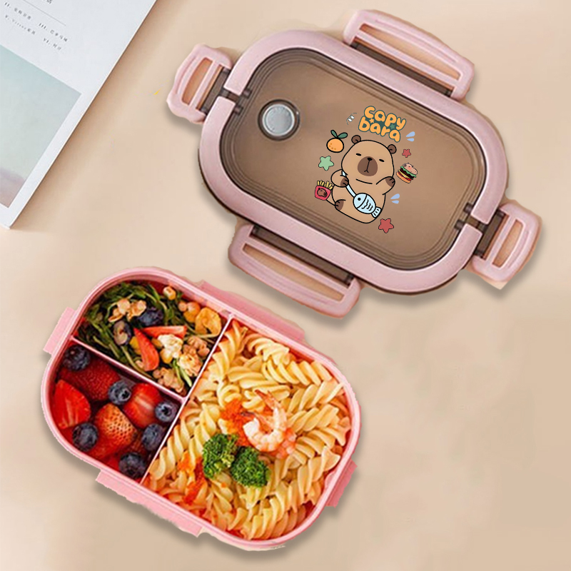 Capybara Bento Lunch Box Anime - Food Storage For Room review and price