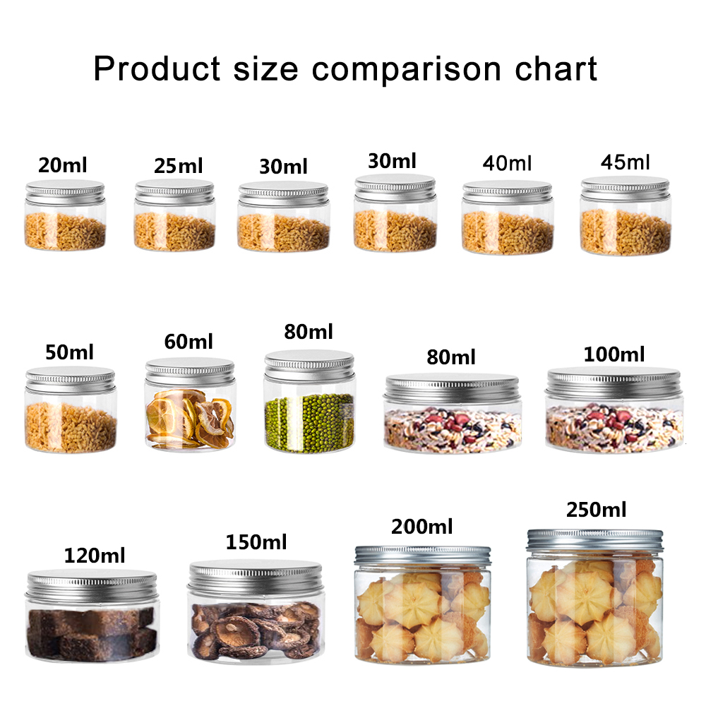 1-10Pcs 20/25/30/40/45-250ml S - Food Storage Aluminum review and price