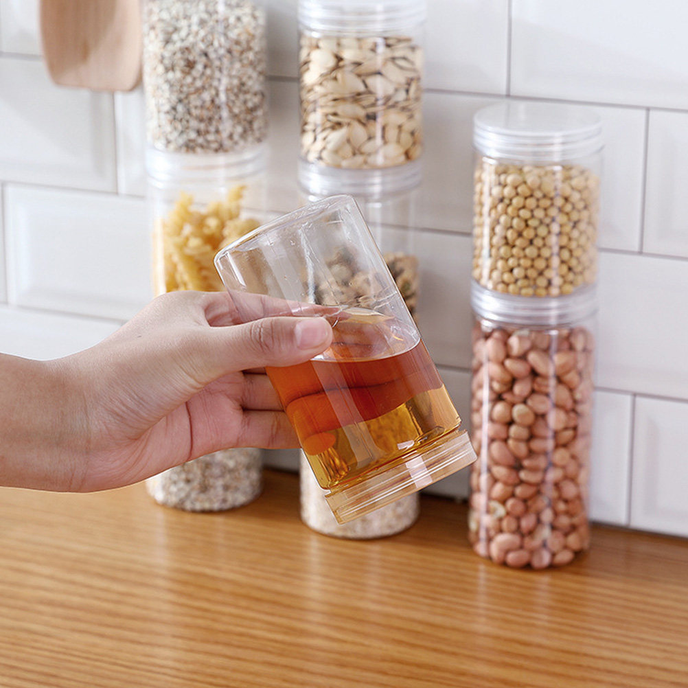 10Pcs Clear High-Grade Plastic - Food Storage Jars Airtight review and price