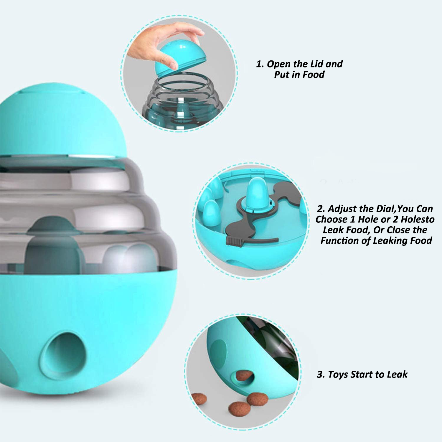 Dog Interactive Food Dispenser - Portion Control Container review and price