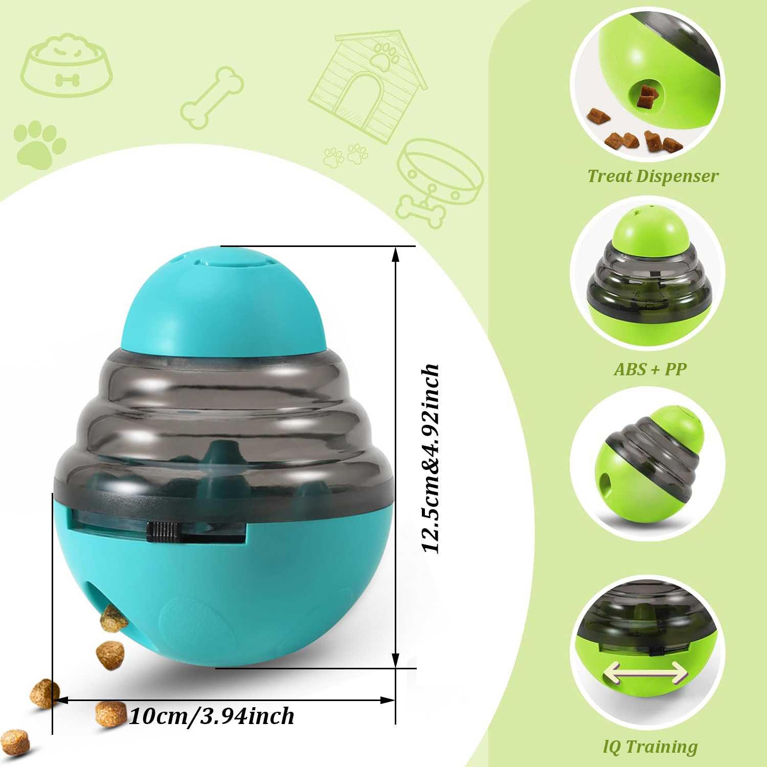 Dog Interactive Food Dispenser - Portion Control Container review and price