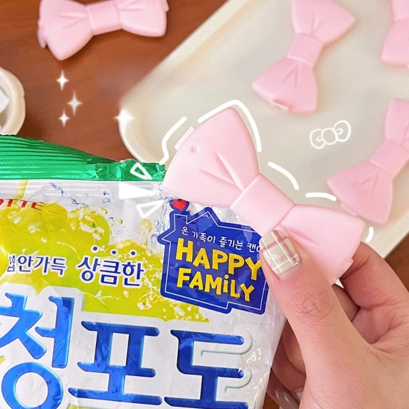 5PCS Kawaii Food Sealing Clip  - Food Storage Zip Bags review and price