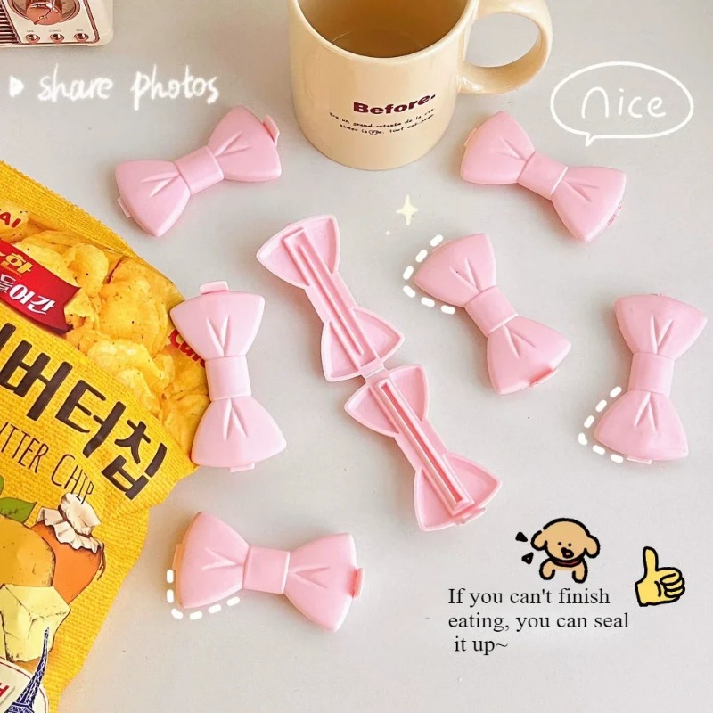 5PCS Kawaii Food Sealing Clip  - Food Storage Zip Bags review and price