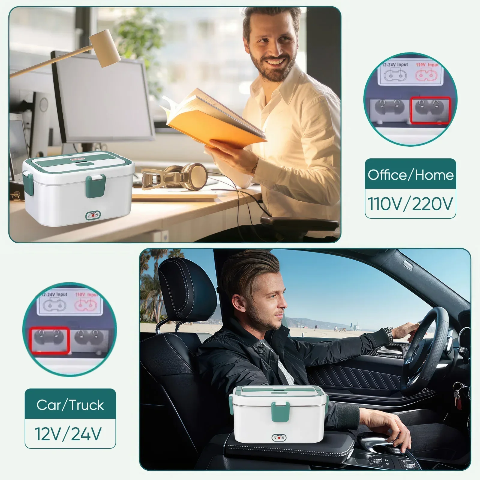 Electric Lunch Box Food Warmer - Portable Food Warmer review and price