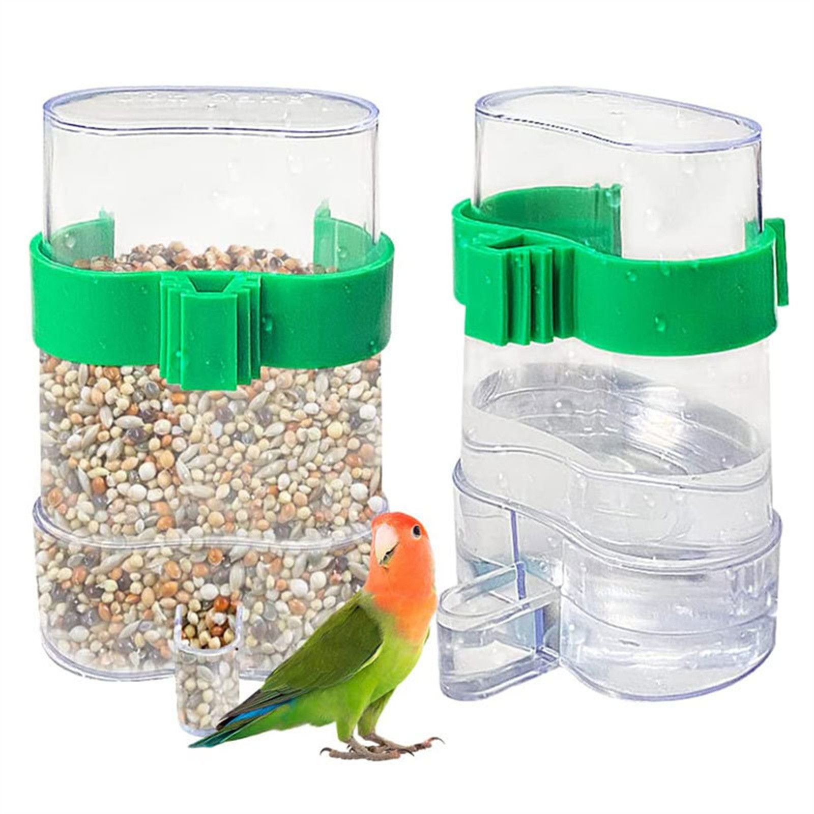 Bird Water Drinker Feeder Cont - Portion Control Container review and price