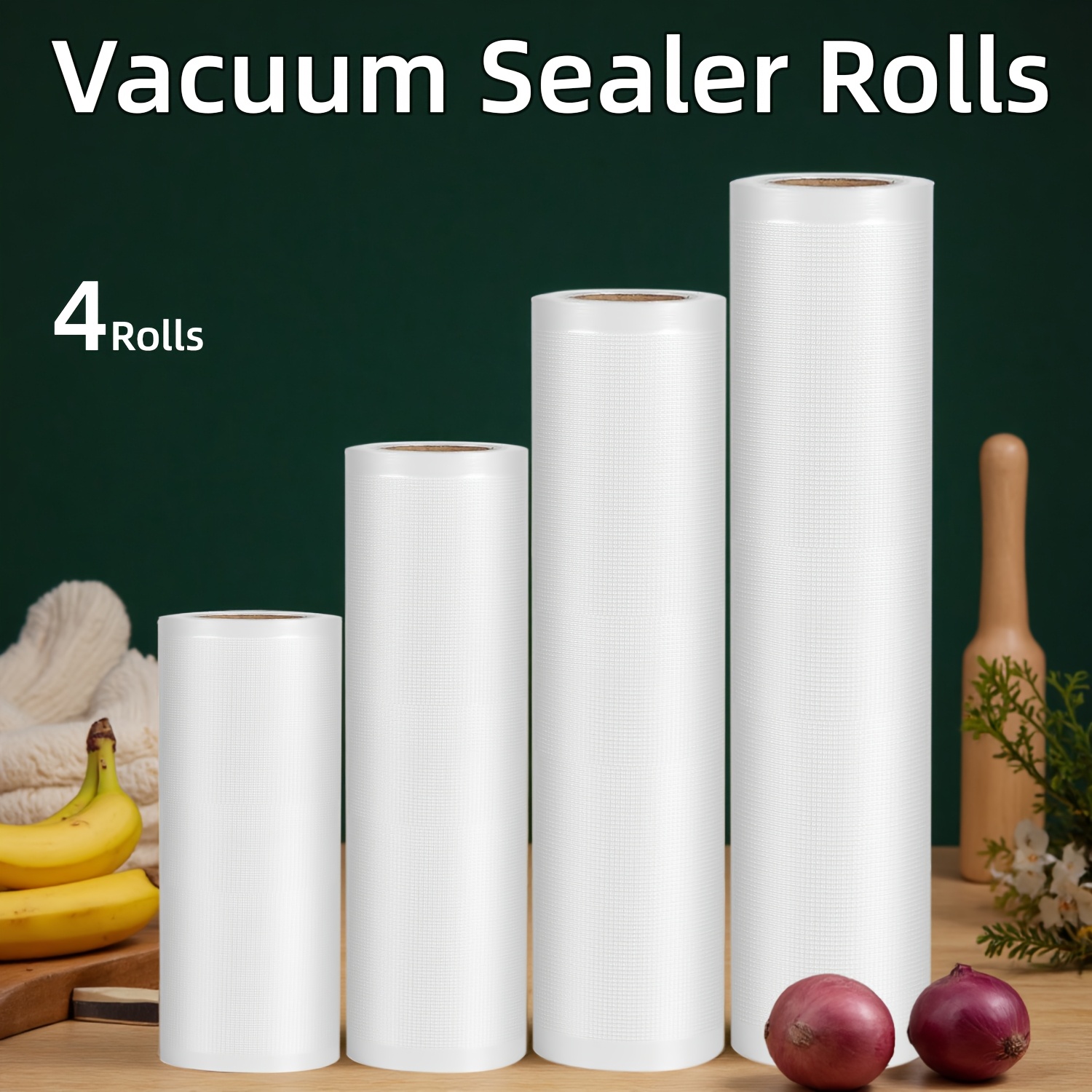 4-Pack Vacuum Sealer Rolls: He - Food Storage Vacuum Seal review and price