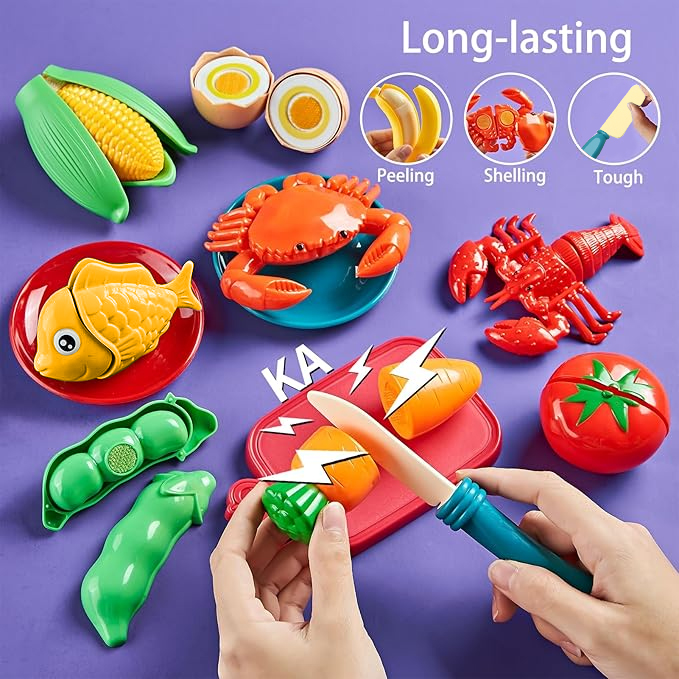 81PC Kitchen Fun Cutting Fruit - Food Storage Not Plastic review and price